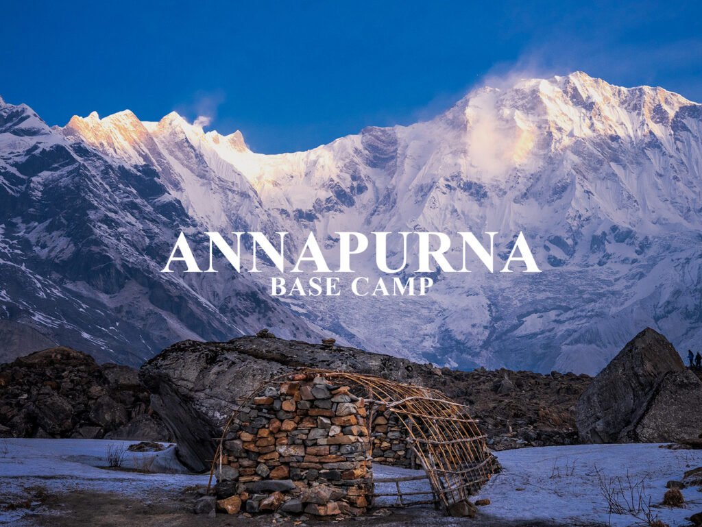 mountain, snow, cloud, annapurna base camp, blue sky