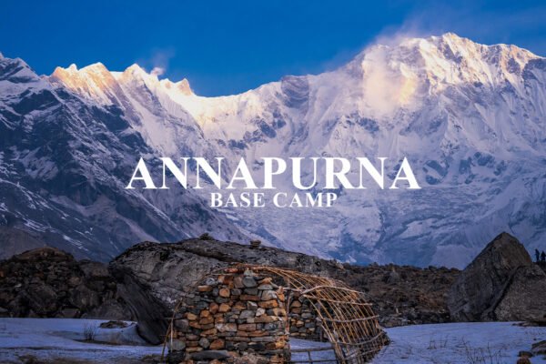 mountain, snow, cloud, annapurna base camp, blue sky